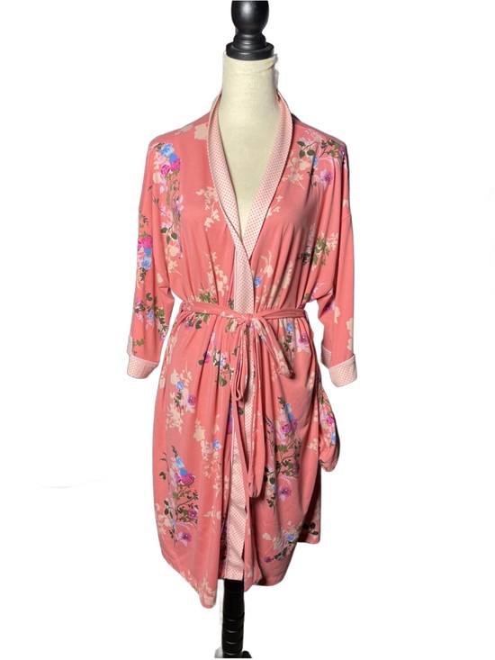 Joyspun Other - JoySpun Coral Floral Tie-Waist Lightweight Robe - Intimates & Sleepwear - Large